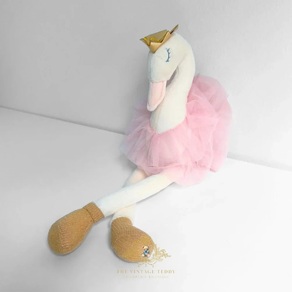NWT Pretty Girls Princess Ballerina Dolly Plush Toy Handmade Swan Cute Kids Toys - Picture 1 of 3